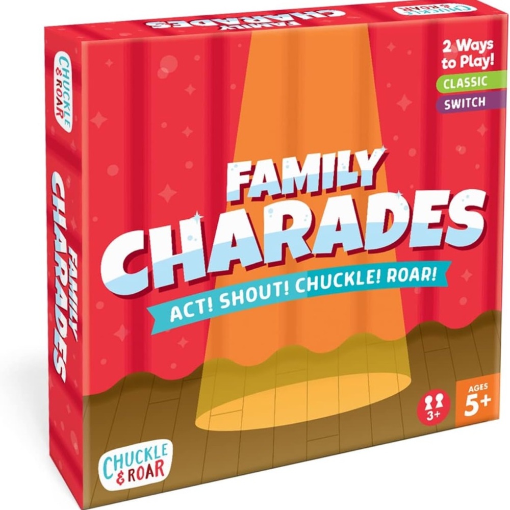BRAND NEW! Chuckle & Roar Family Charades/Board Game